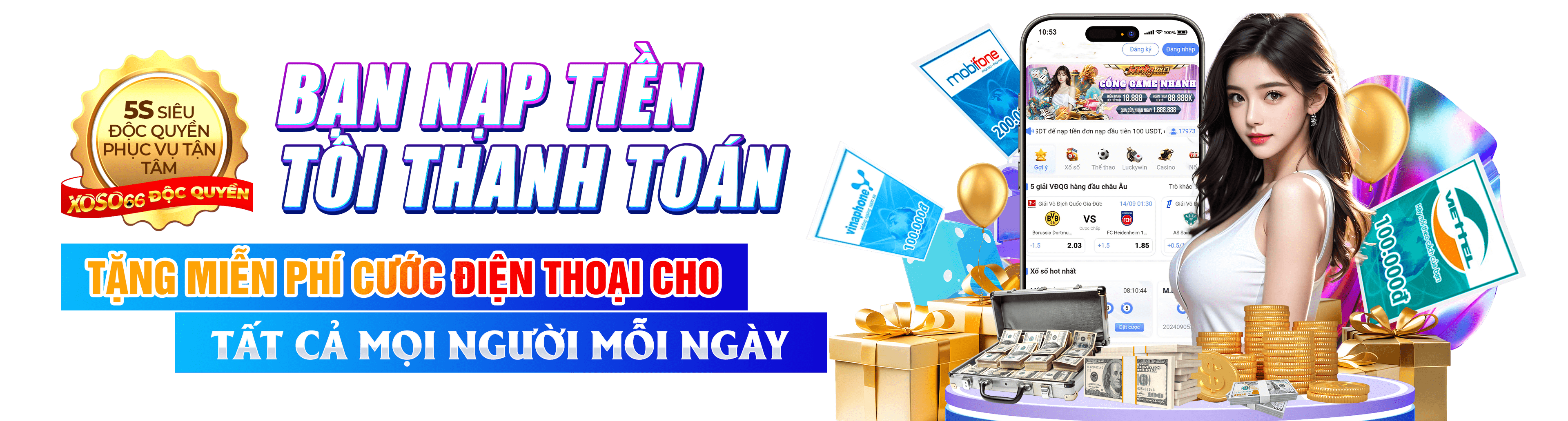 Hình ảnh quảng cáo của tt6 hiển thị nền tảng và các lợi ích