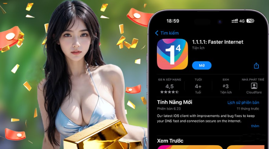 Hình ảnh quảng cáo của tt6 hiển thị nền tảng và các lợi ích